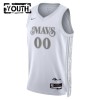 Dres Dallas Mavericks Prilagođeni Nike 2024-25 City Edition Bijela Swingman - Dječji